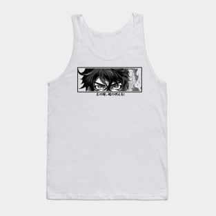 The Anime Eyes "Eyes of Flame, Soul Ablaze!" ,Design. Tank Top